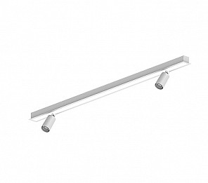 LUMINÁRIA LED TASCHIBRA SPIRE LINEAR 40W 3000K EMBUTIR + 2 SPOT MR11 S/ LÂMPADA BRANCA