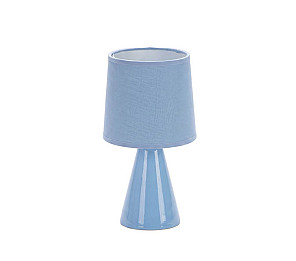 ABAJUR DE CERAMICA POTTERY E27 AZUL 25CM