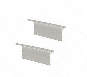 ACESSÓRIOS PERFIL VERTEX 24 TAMPA / PRESILHA EMB 9X24mm BRANCA