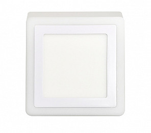 PAINEL LED DUAL COLOR 18W+6W SOBREPOR QUADRADO