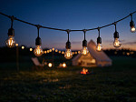 LÂMPADA LED TASCHIBRA FILAMENTO VINTAGE GLOBO G45  AUTOVOLT AMBAR
