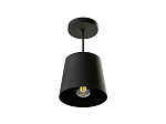 PLAFON TASCHIBRA TULIPA E27 PRETO FOSCO