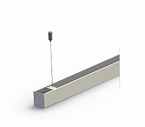 KIT PENDENTE PARA PERFIL TASCHIBRAZENITH 50X50 1 E 2 METROS BRANCA