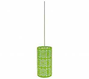 PENDENTE TASCHIBRA RENDA 103 E27 VERDE LIMÃO