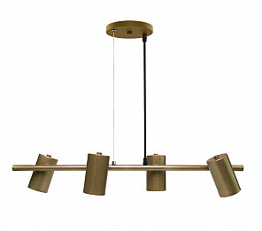 PENDENTE TASCHIBRA FOCCUS 4XE27 OURO