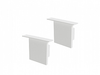 ACESSÓRIOS PERFIL APEX 35 TAMPA / PRESILHA EMB 28X35mm BRANCA