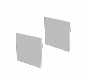 ACESSÓRIOS PERFIL ZENITH 50 TAMPA / PRESILHA SOB 50X50mm BRANCA