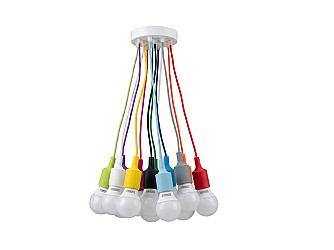PENDENTE TASCHIBRA DOT COLOR 12XE-27 COLORIDO