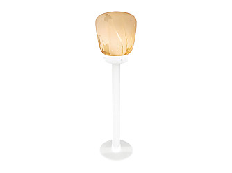 POSTE TASCHIBRA THOR 500 1XE27 BRANCO C/ VIDRO RAB - ROCK