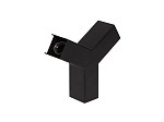 CONECTOR METRIC TASCHIBRA Y 3 VIAS PRETA