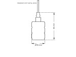PENDENTE TASCHIBRA DOT METAL ROCK CROMO