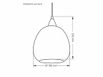 PENDENTE TASCHIBRA GOTHICS 1XE14 COBRE